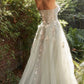 Andrea & Leo A1089 Penelope Blossom Gown with Overskirt