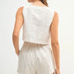 MABLE Square Neck Crop Top and Shorts Set - Farnelli