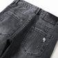 Men's Distressed Slim Fit Ripped Jeans - Farnelli