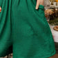 BiBi Crinkle Rib Textured Wide Leg Shortalls - Farnelli