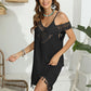 Tassel Scoop Neck Wide Strap Cover-Up - Farnelli