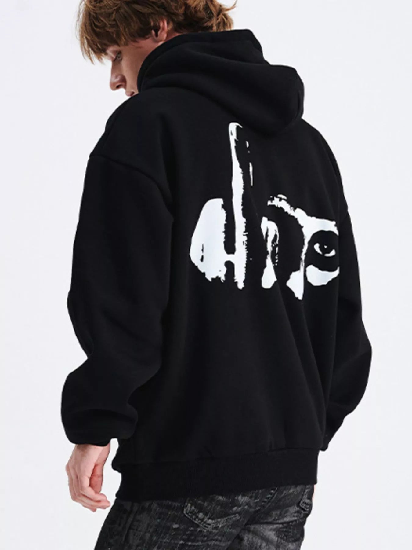 Men's Drop Shoulder Drawstring Hoodie - Farnelli