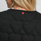 Umgee Heart Quilted Tie-Front Vest - Farnelli
