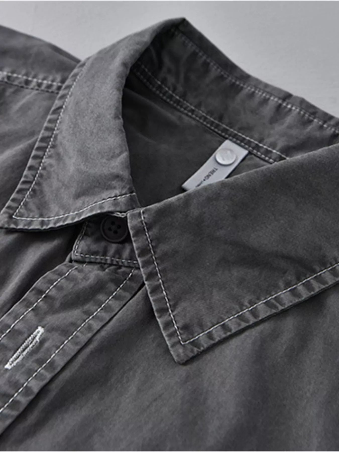 Men's Plus Size Button Up Short Sleeve Shirt - Farnelli