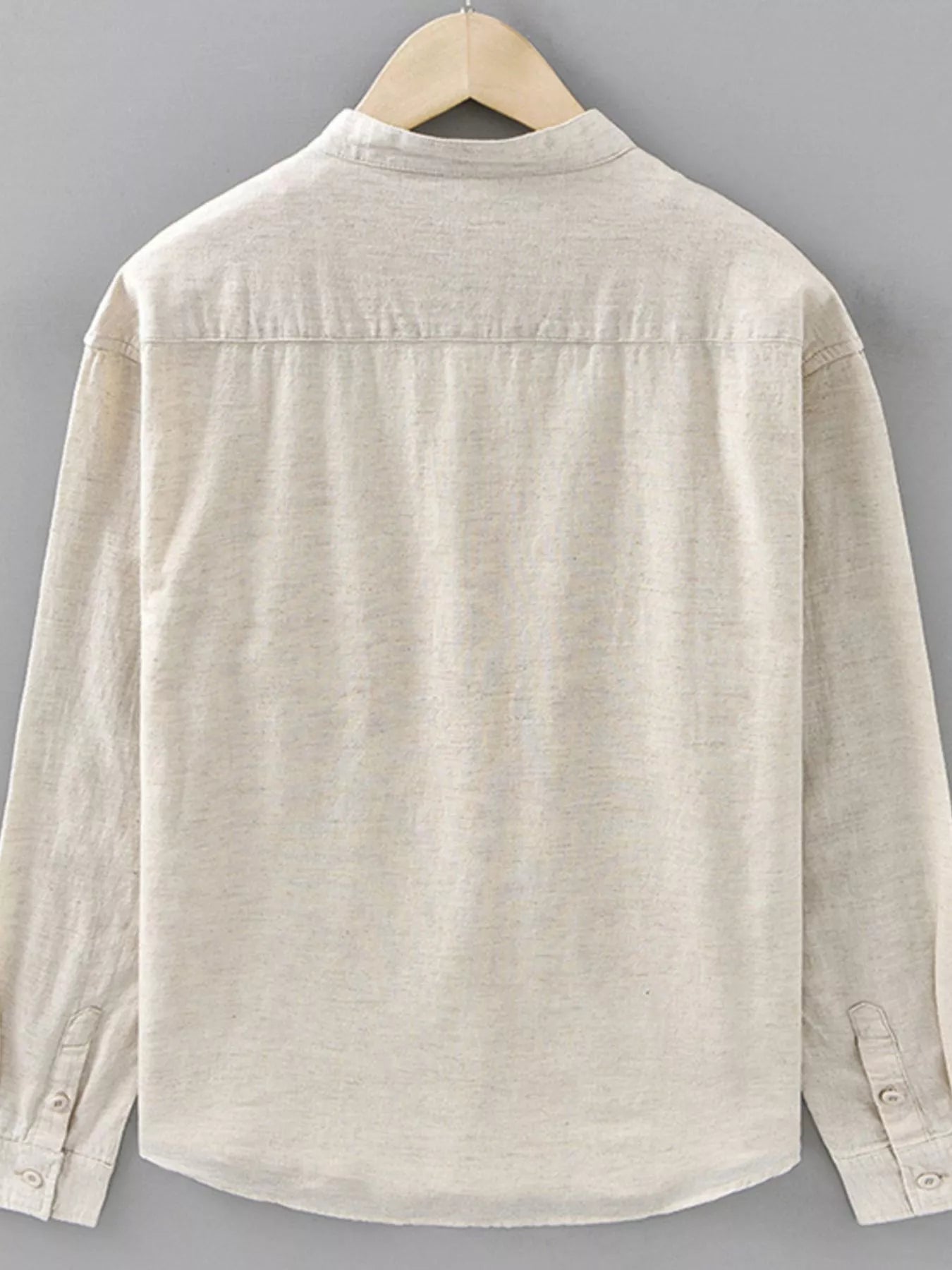 Men's Plus Size Casual Button Up Long Sleeve Shirt - Farnelli