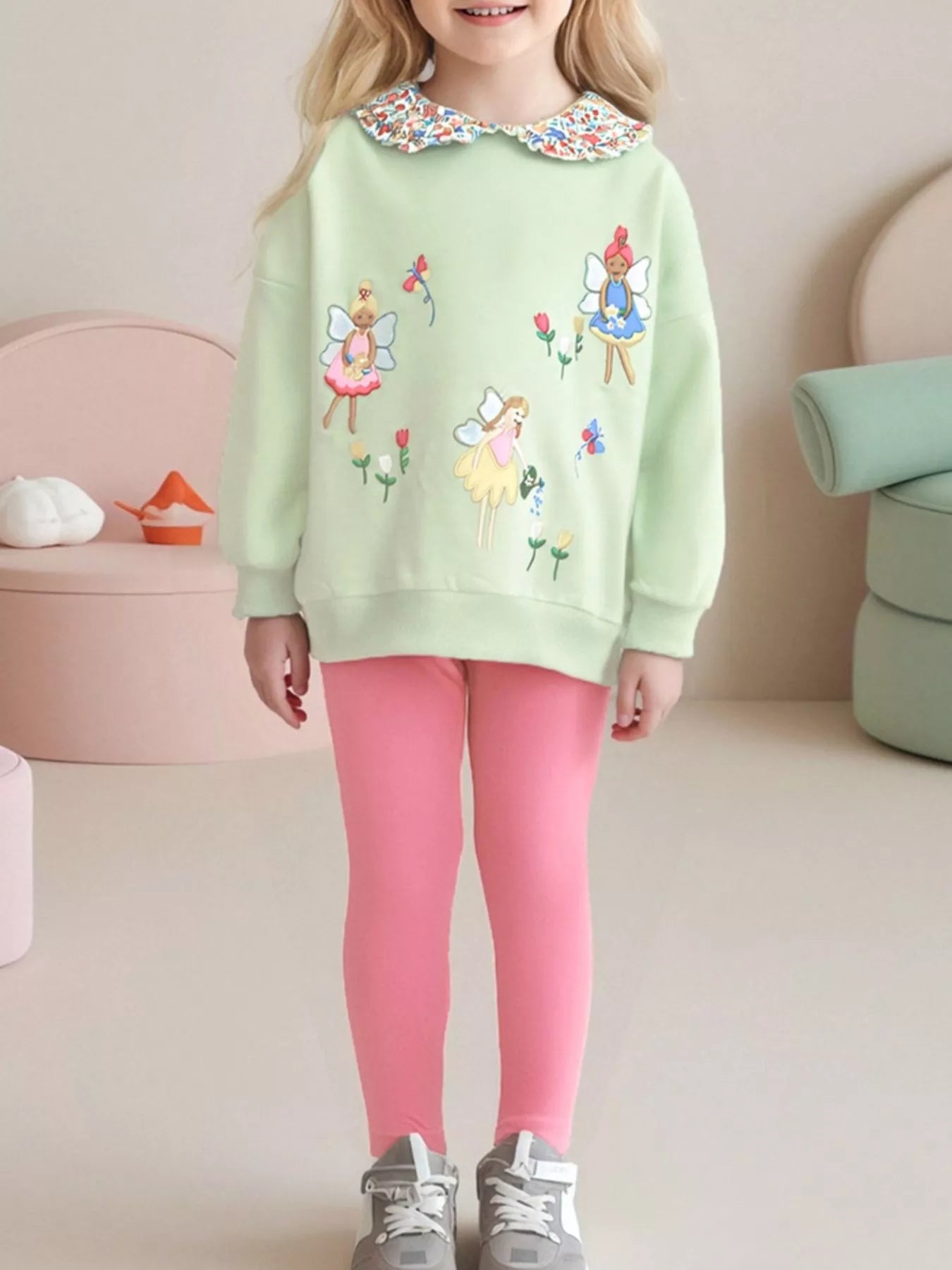 Children's Fairy Sweatshirt & Leggings Set - Farnelli