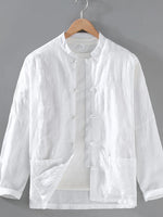 Men's Plus Size Button Up Long Sleeve Shirt - Farnelli