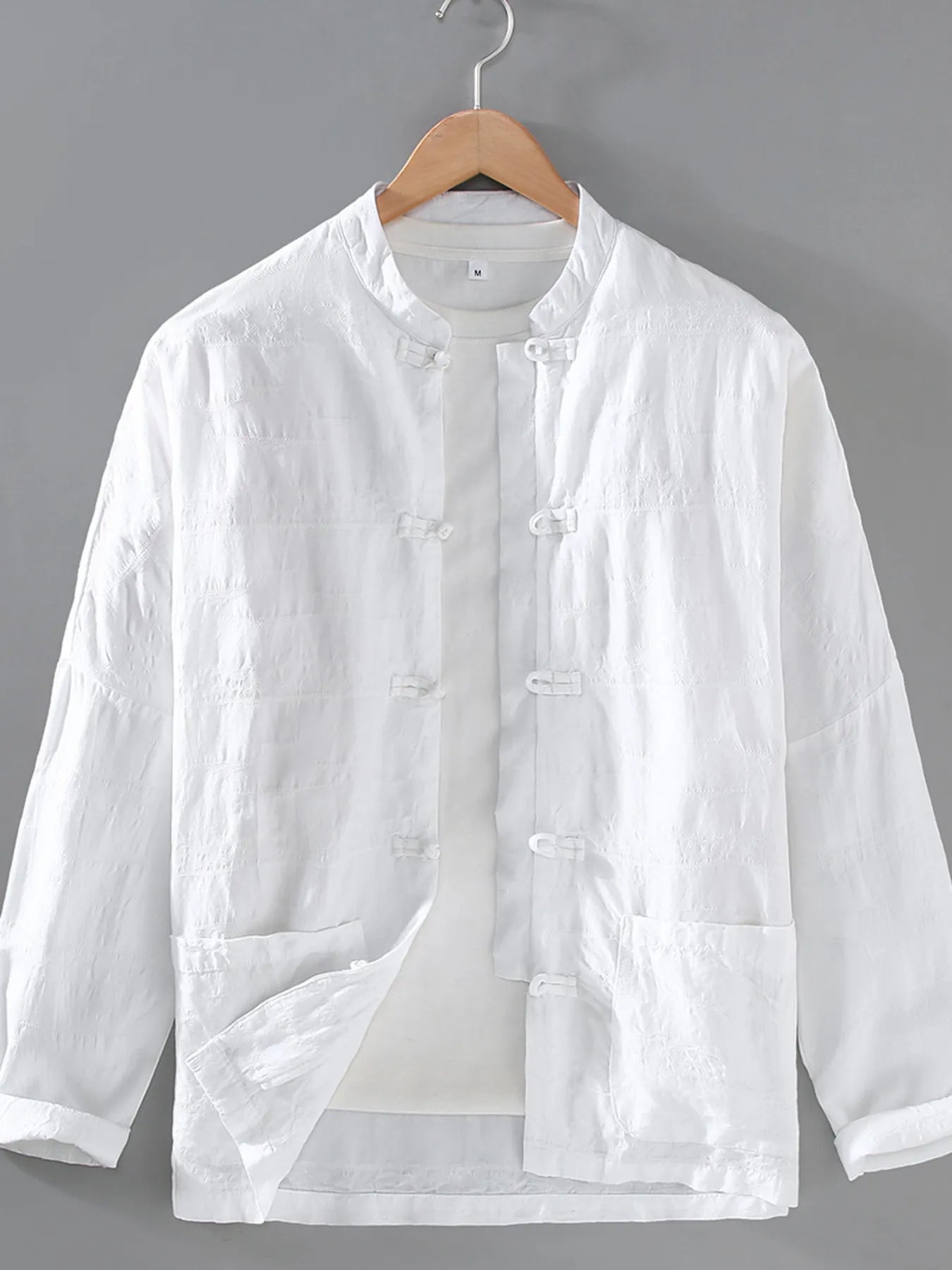 Men's Plus Size Button Up Long Sleeve Shirt - Farnelli