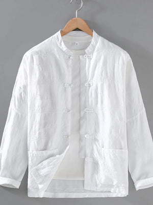 Men's Plus Size Button Up Long Sleeve Shirt - Farnelli