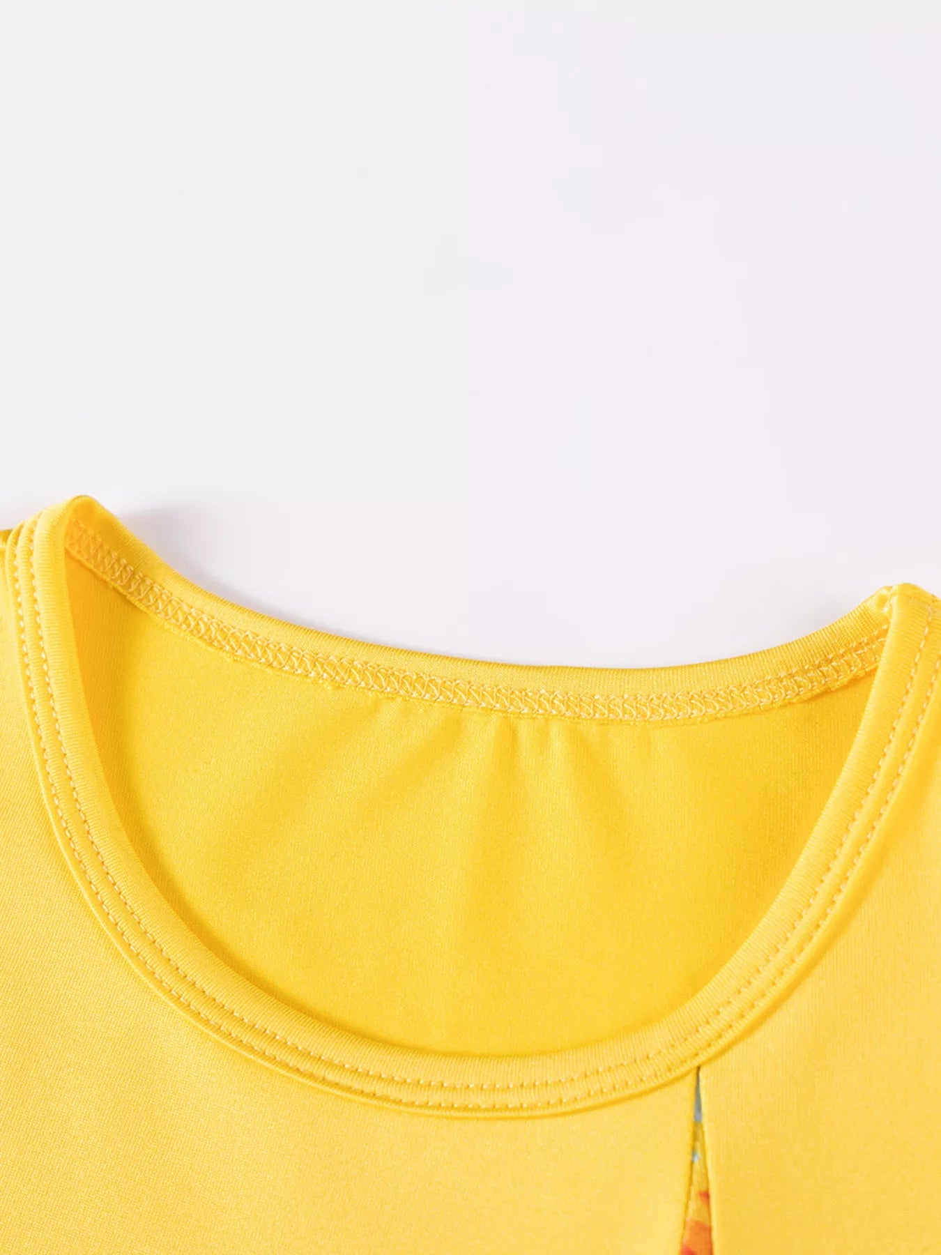 Children's Sunflower Ruffle Cap Sleeve Dress - Farnelli