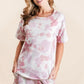 BiBi Tie Dye Print Terry Shorts With Side Pockets - Farnelli