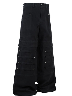 Men's Wide Leg Cargo Jeans - Farnelli