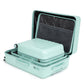 HouseOfZazla 3-piece spinner wheel luggage set with combination locks in matching sizes