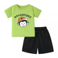 Children's Monkey Short Sleeve Top and Shorts Set - Farnelli