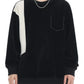 Men's Plus Size Color Block Oversized Sweatshirt - Farnelli