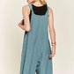 ADORA Knotted Wide Strap Wide Leg Overalls - Farnelli