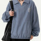 Men's Collared Neck Long Sleeve Sweatshirt - Farnelli
