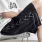 Men's Full Size Drawstring Loose Fit Denim Shorts Plus Size - Farnelli