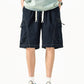 Men's Plus Size Drawstring Cargo Shorts - Farnelli