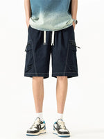 Men's Plus Size Drawstring Cargo Shorts - Farnelli