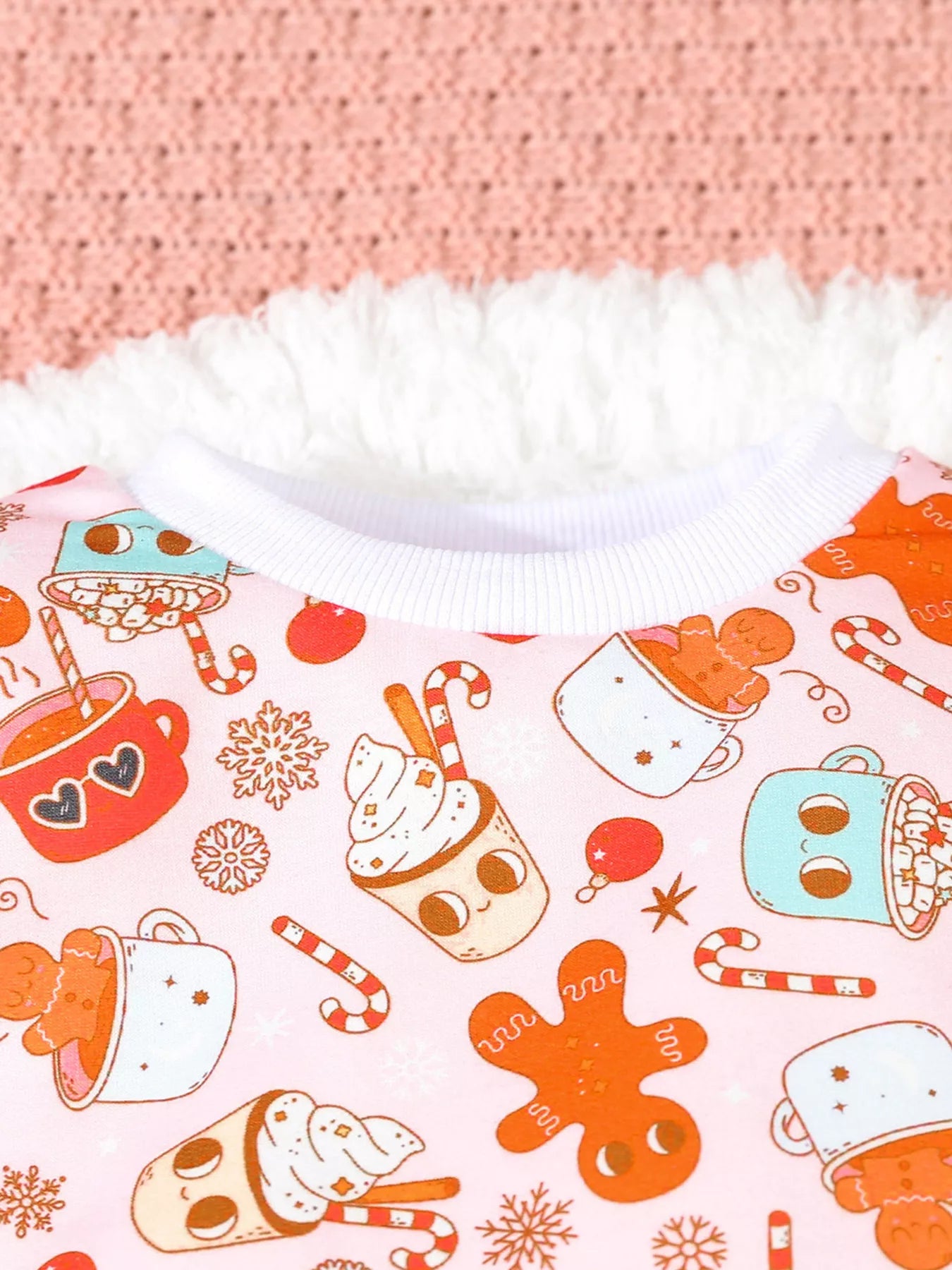 Children's Christmas Santa Print Long Sleeve Set - Farnelli