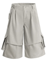 Men's Wide Leg Cargo Shorts - Farnelli
