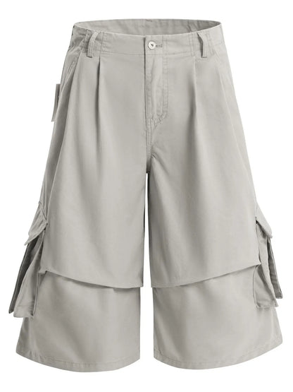 Men's Wide Leg Cargo Shorts - Farnelli