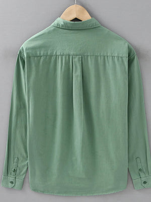 Men's Plus Size Button Up Long Sleeve Shirt - Farnelli