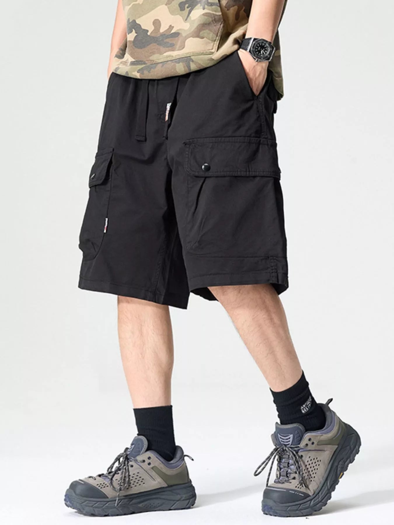 Men's Loose Fit Cargo Shorts - Farnelli