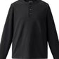 Men's Plus Size Casual Henley Long Sleeve T-Shirt - Farnelli