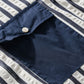 Men's Plus Size Striped Button Up Short Sleeve Shirt - Farnelli