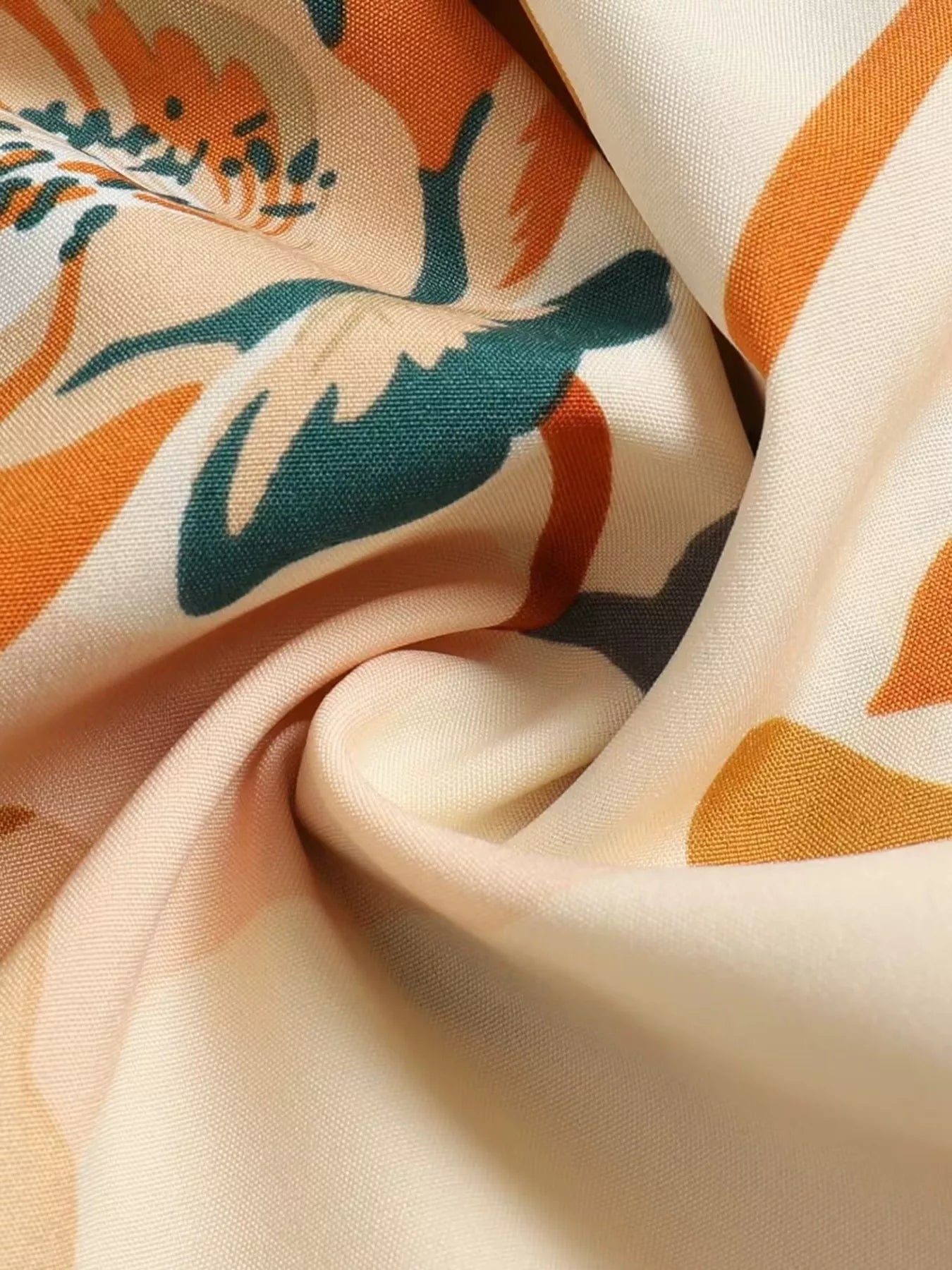 Full Size Floral Print Tiered Skirt Plus Size - Farnelli