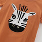Children's Zebra Face Tee and Shorts Set - Farnelli