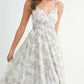 MABLE Floral Print Tiered Cami Maxi Dress - Farnelli