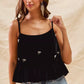 SO ME Holiday Velvet Ribbon Rhinestone Christmas Top - Farnelli