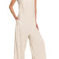 Zenana Knit Waffle Wide Leg Overalls - Farnelli