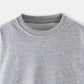 Children's Casual Solid Color Crew Neck Sweatshirt - Farnelli