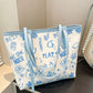 Graffiti Print Casual Tote Bag - Farnelli