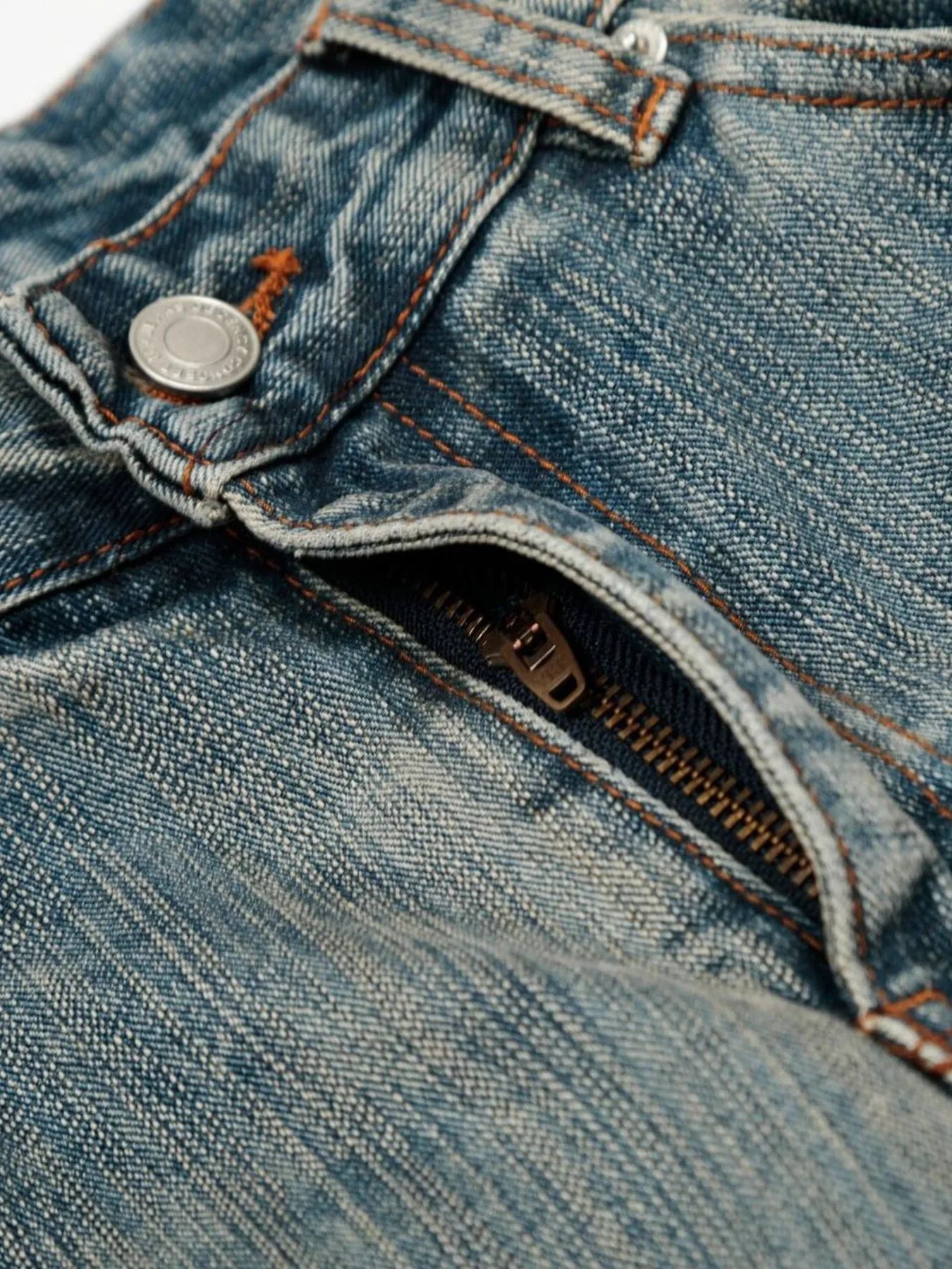 Men's Vintage Washed Baggy Jeans - Farnelli
