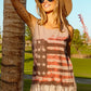 BiBi American Flag Print Knit Sleeveless Top - Farnelli