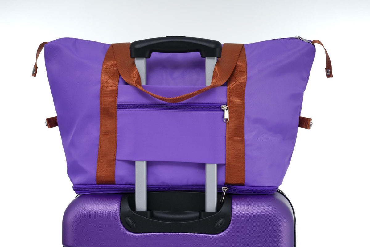 HouseOfZazla 4-piece hardshell luggage set with TSA locks and spinner wheels in multiple colors
