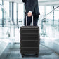 HouseOfZazla 3-piece spinner wheel luggage set with combination locks
