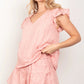 VERY J Ruffle Cap Sleeve Top & Shorts Set - Farnelli