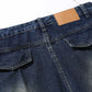 Men's Wide Leg Cargo Jeans - Farnelli