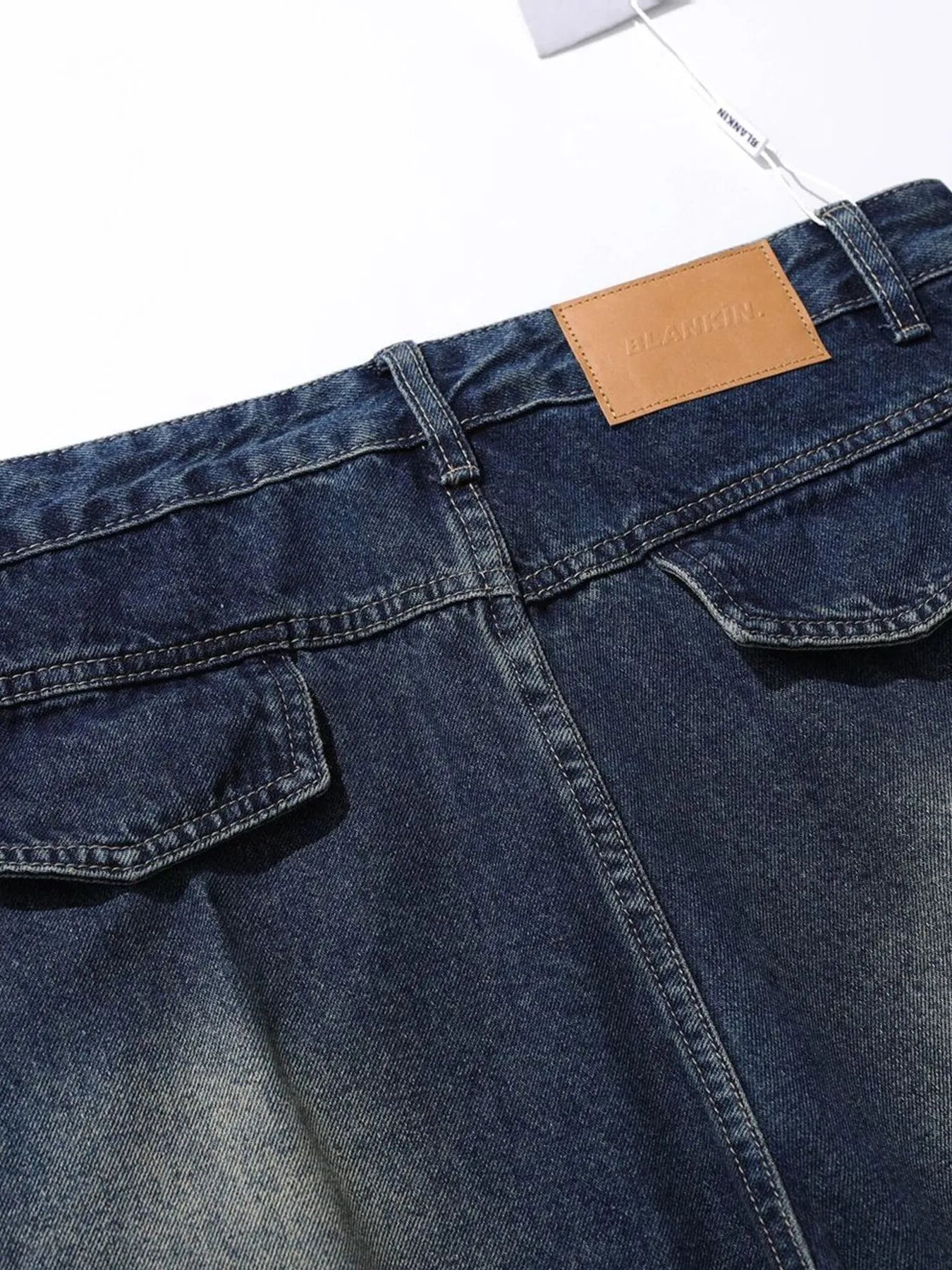 Men's Wide Leg Cargo Jeans - Farnelli