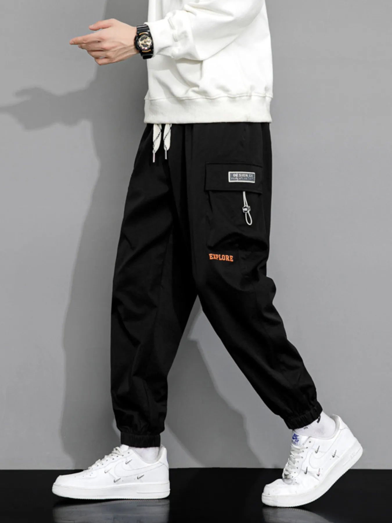 Men's Plus Size Loose Fit Joggers - Farnelli