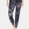 Leggings Depot Tie-Dye High Waist Cropped Leggings - MULTI