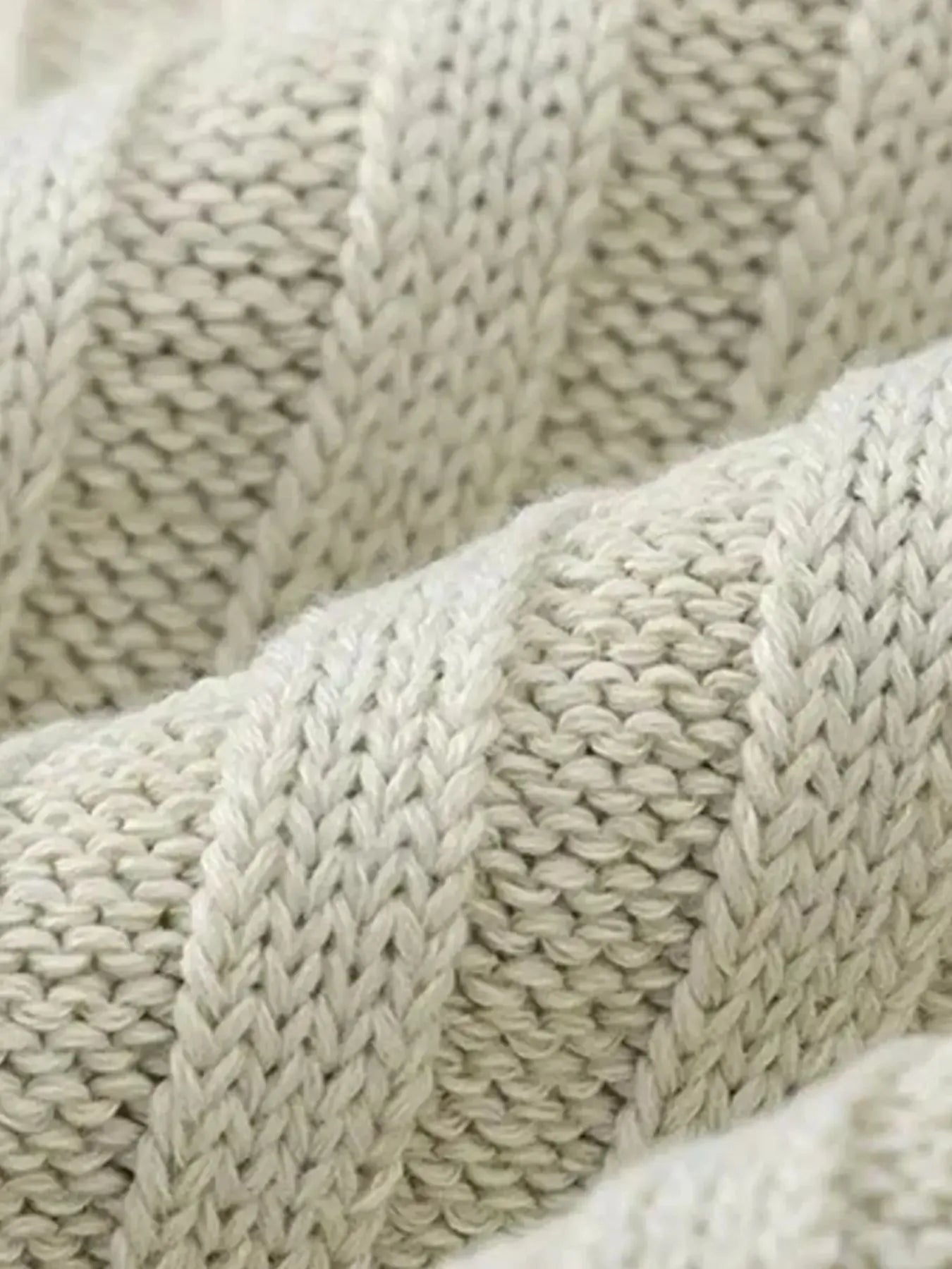 Men's Ribbed Knit Long Sleeve Sweater - Farnelli