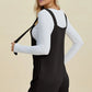 Double Take Full Size Texture Sleeveless Romper - Farnelli