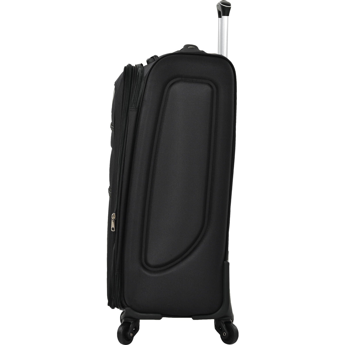 HouseOfZazla expandable softside luggage 3-piece set with spinner wheels in multiple colors